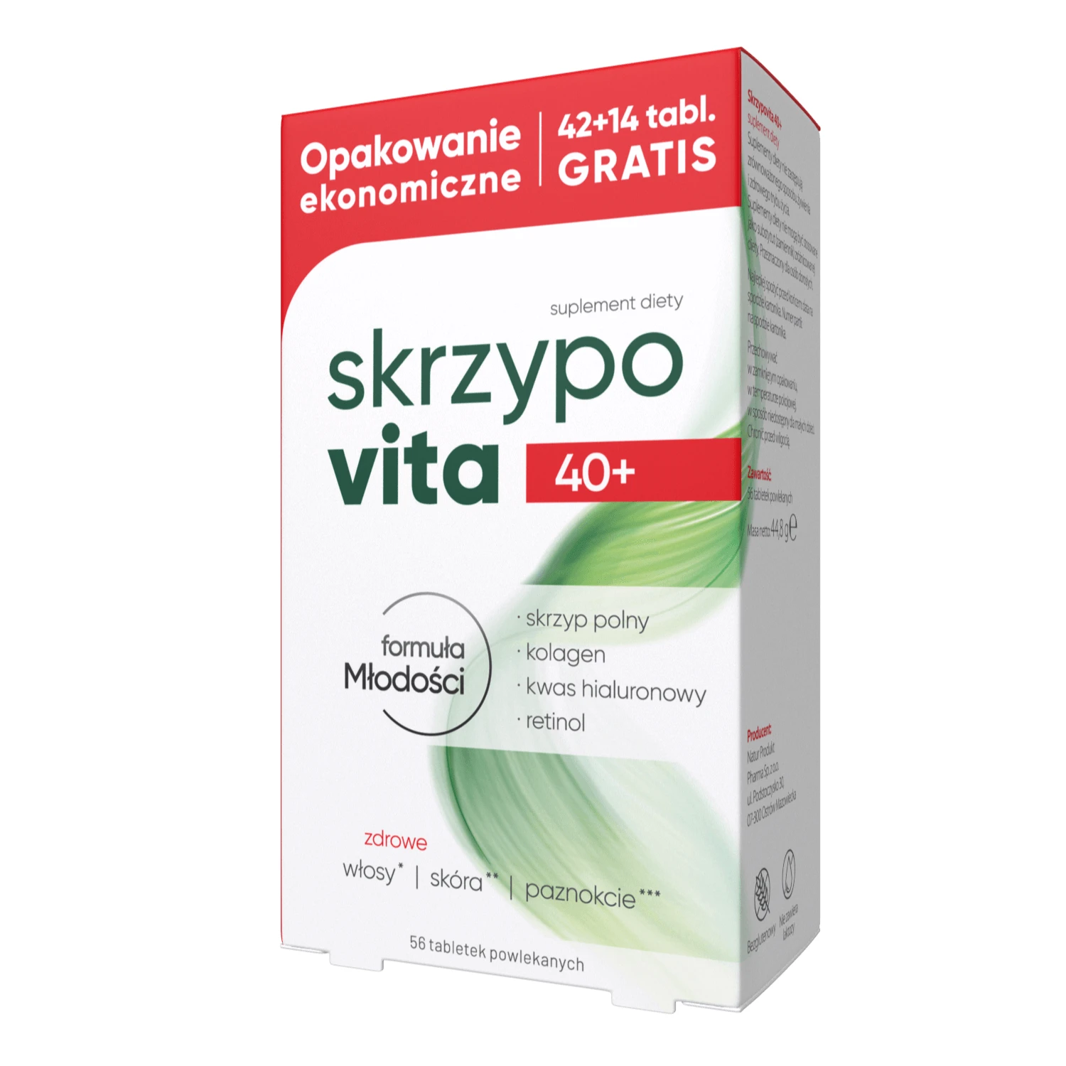 Skrzypovita 40+, 42 filmomhulde tabletten + 14 tabletten gratis