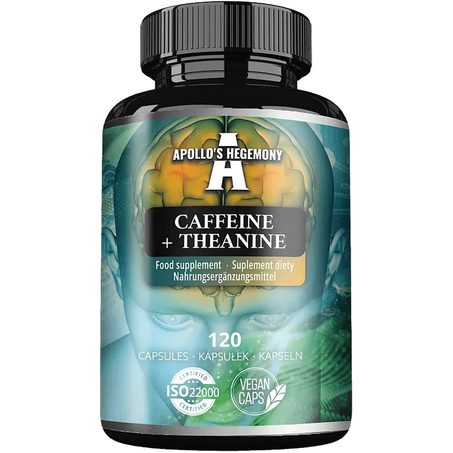 Apollo's Hegemonie Cafeïne+Theanine, 120 capsules