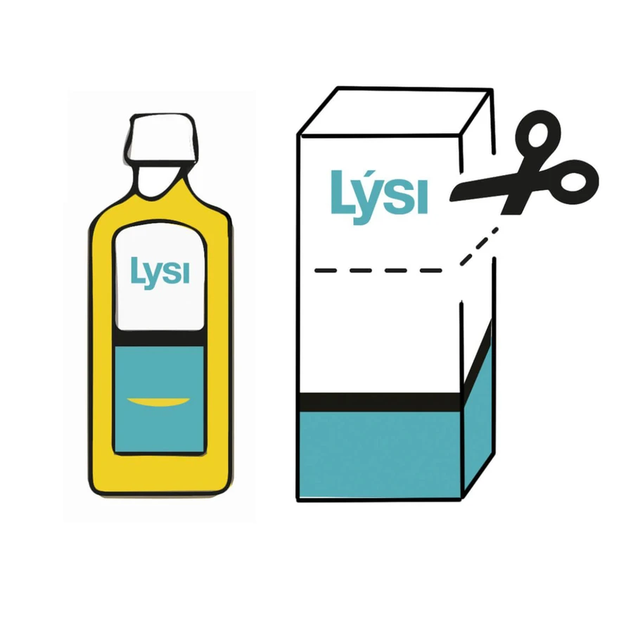 Lysi Junior Omega 3 Icelandic Trance per bambini, gusto mango-lime, 240 ml + kit uncinetto gratuito