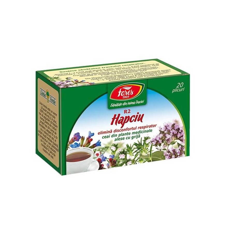 Thé Hapciu, R2, 20 sachets, Fares