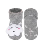 Soxo, Babysocken mit Rassel, Größe 16-18, Wolke, 1 Paar