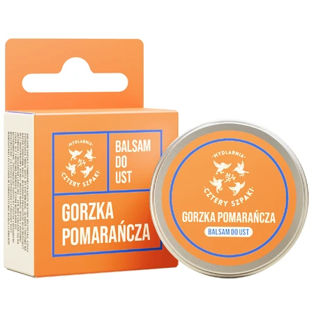 Cztery Szpaki, bálsamo labial, naranja amarga, 15 ml