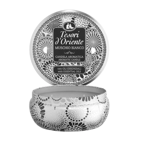 Tesori d'Oriente, scented candle, Muschio Bianco, 200 g