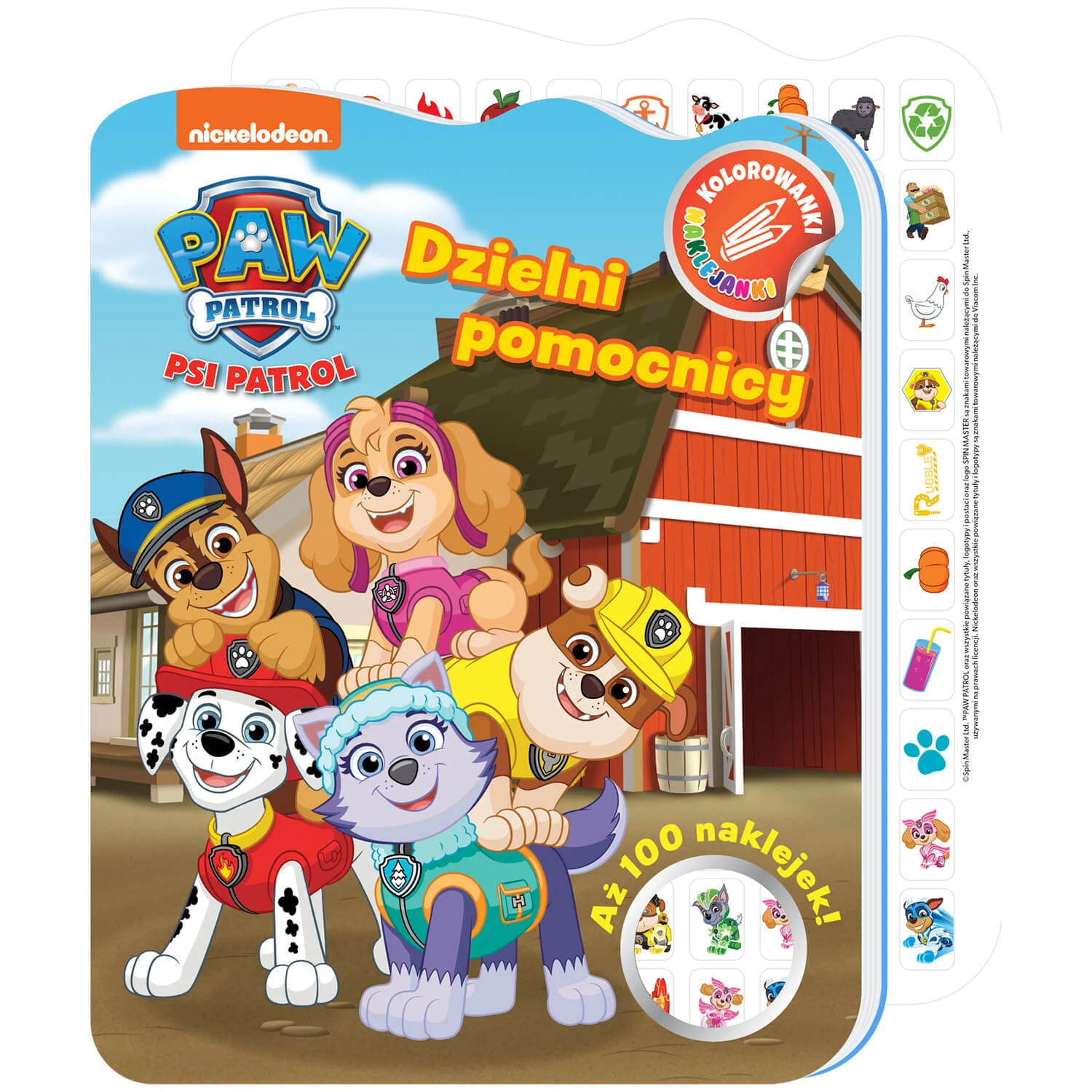 Psi Patrol Dappere Helpers kleurboek met stickers