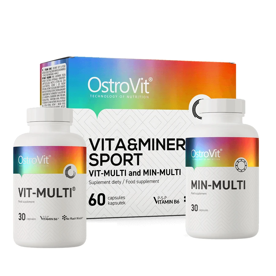 OstroVit Vita & Minerals Sport, 60 cápsulas