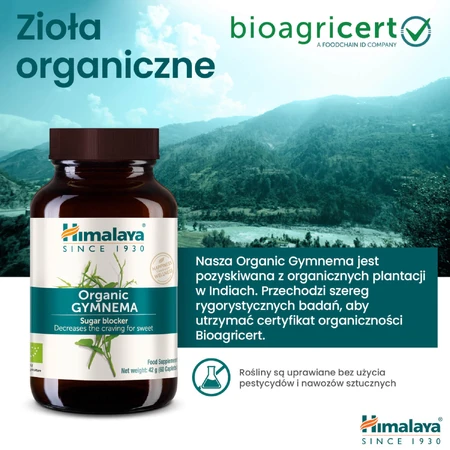 Himalaya Organic Gymnema set, 2 x 60 comprimidos