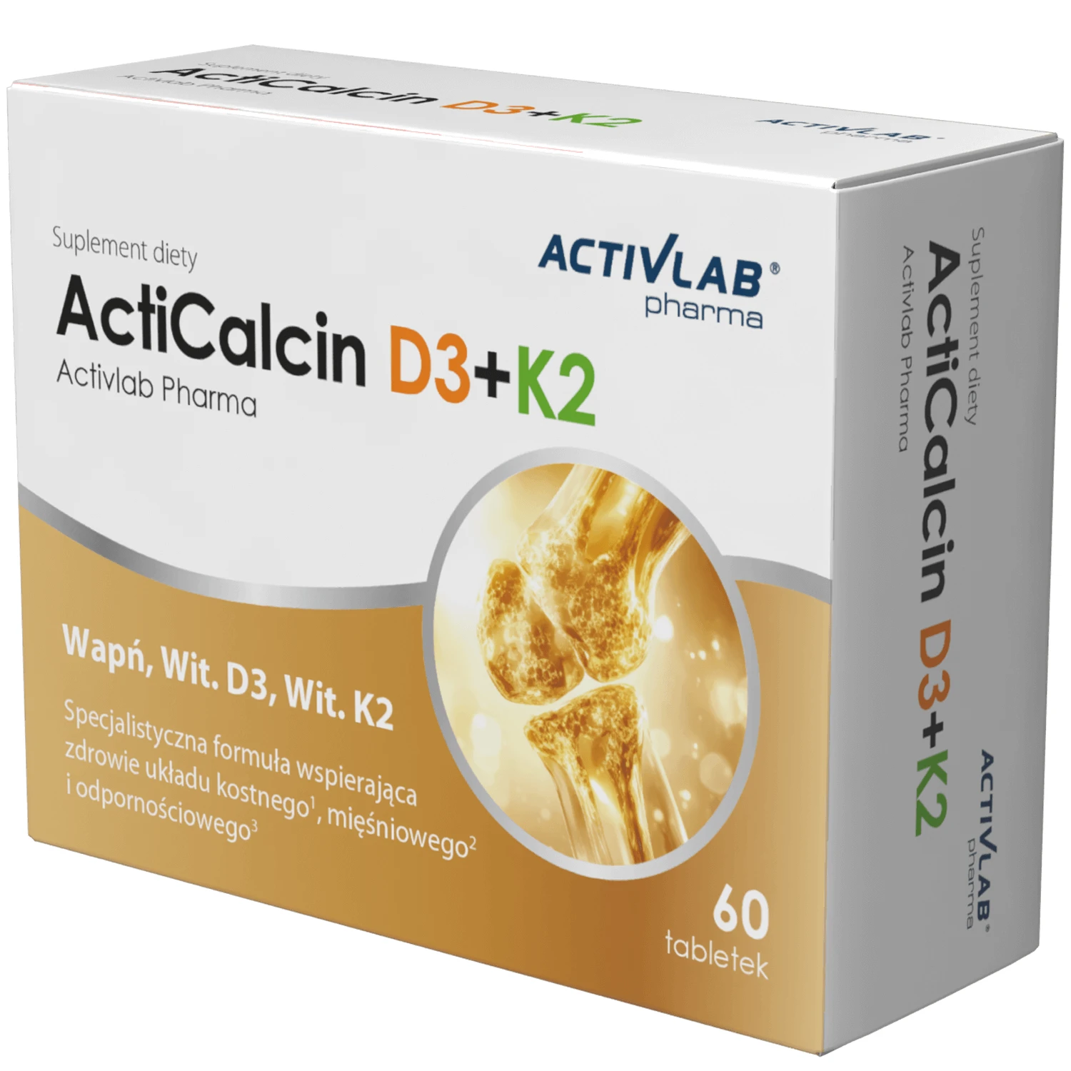 Activlab Pharma ActiCalcin D3+K2, 60 tabletten