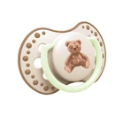Lovi, ciuccio, 6-18 mesi, silicone, dinamico, Teddy Love, 2 pezzi