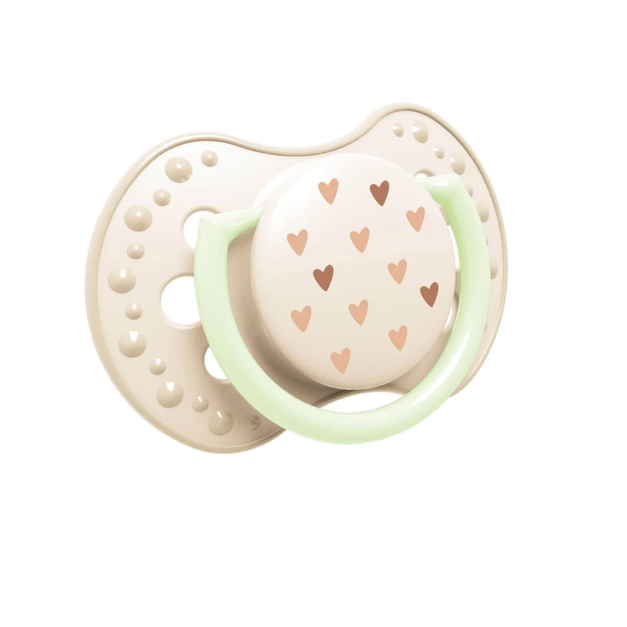 Lovi, ciuccio, 6-18 mesi, silicone, dinamico, Teddy Love, 2 pezzi