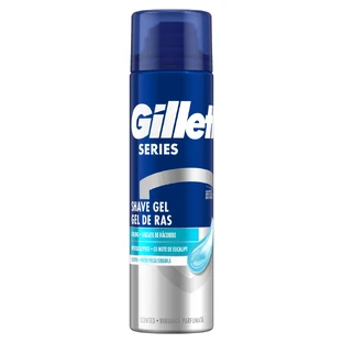 Gillette Series Sensitive Cooling, Rasiergel mit Eukalyptus, 200 ml