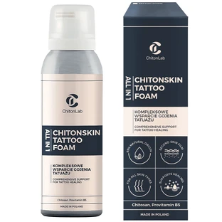 ChitonLab, ChitonSkin Tattoo Foam, pianka ochronna do pielęgnacji świeżego tatuażu, 40 ml