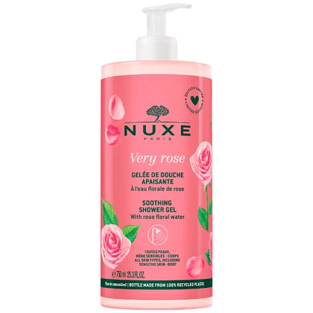 Nuxe Very Rose, gel de ducha, 750 ml