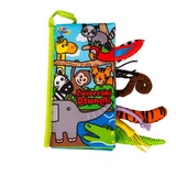 Dumel Jolly Baby, sensorisch boekje, Jungle Dieren Staarten, vanaf de geboorte, 1 stuk