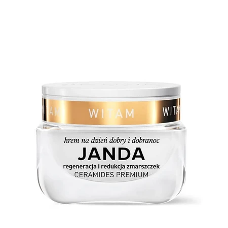 Janda Ceramides Premium, aanvullende crème met verhoogde doeltreffendheid, regeneratie en rimpelvermindering, 50 ml