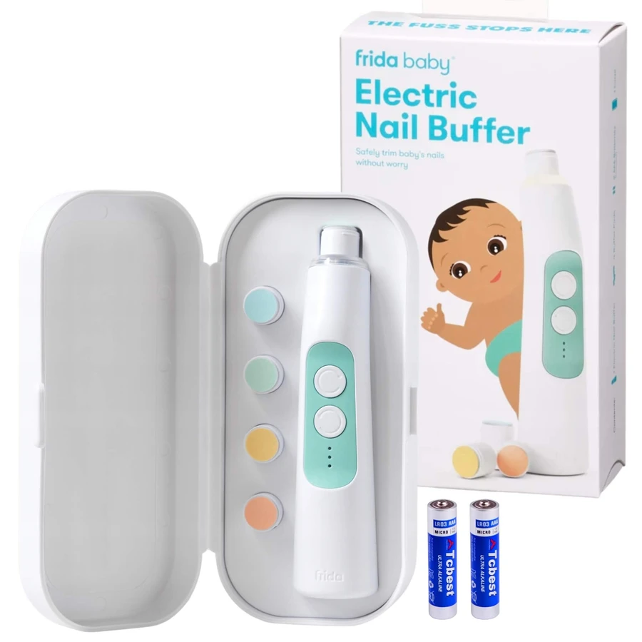 Frida Baby, electric nail file for children in a case