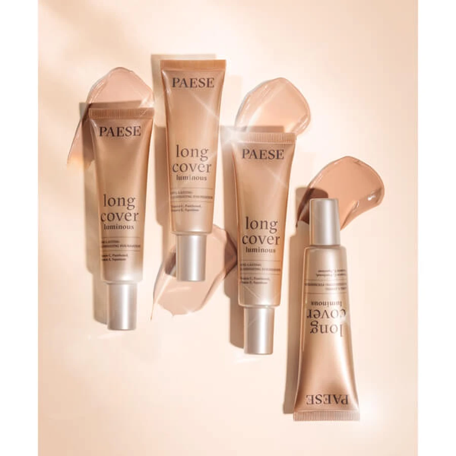 Paese Long Cover Luminous, verhelderende foundation, 1.5 Beige, 30 ml