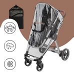 Sipo, regenhoes voor kinderwagen, transparant, 1 stuk