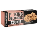 Allnutrition Fitking Delicious Cookie Chocolate Chip, Schokoladenplätzchen, ohne Zuckerzusatz, 135 g