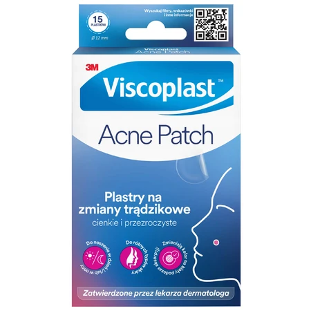 Viscoplast Aknepflaster, Aknepflaster, 15 Stück
