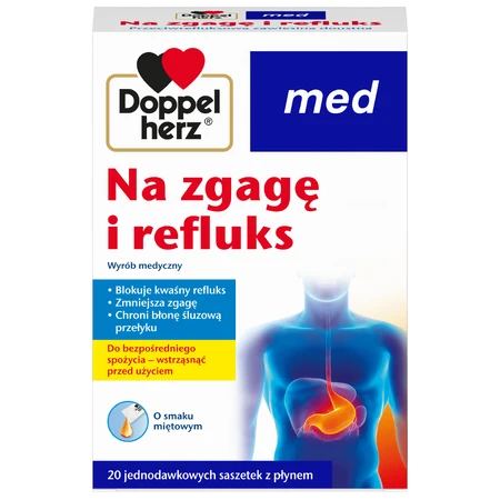 Doppelherz Med bei Sodbrennen und Reflux, 20 Portionsbeutel