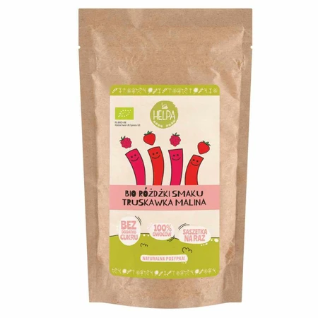 Helpa Bio Aromastäbchen, Erdbeere, Himbeere, 10 x 2 g
