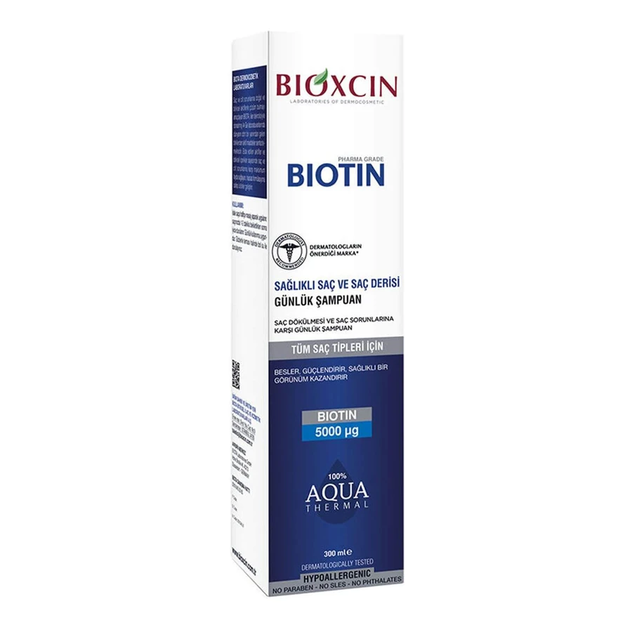 Bioxcin Biotin, Shampoo gegen Haarausfall mit Biotin, 300 ml