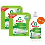 Frosch Set, Spülmaschinentabs, All in One, Limette, 2 x 50 Stück + Spülmittel, Mandel, 500 ml gratis