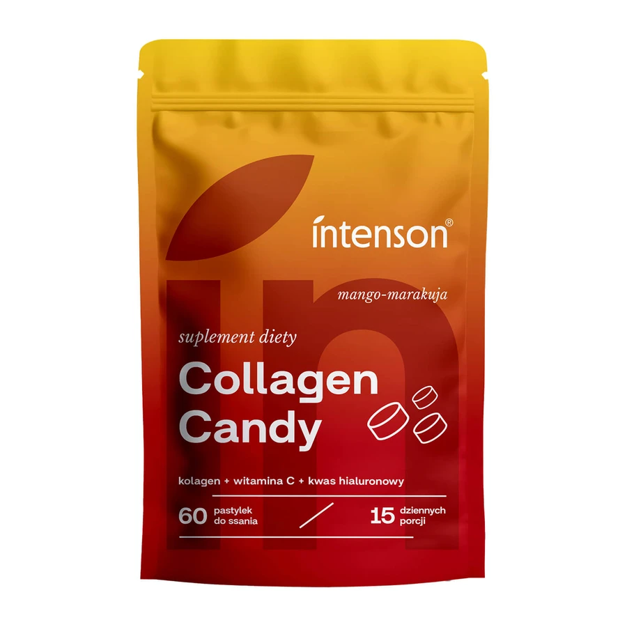 Intenson Collagen Candy, Mango-Maracuja-Geschmack, 60 Lutschtabletten