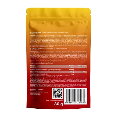 Intenson Collagen Candy, Mango-Maracuja-Geschmack, 60 Lutschtabletten