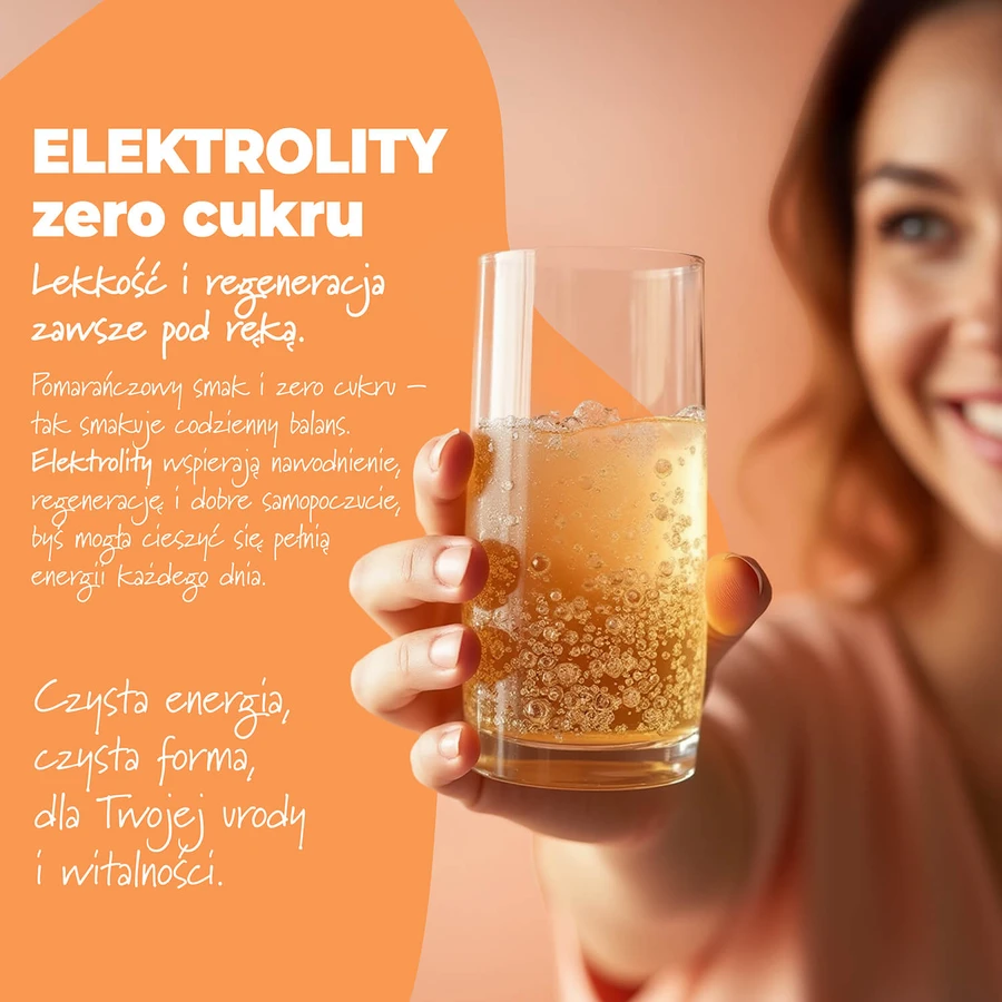 Simple Day Elektrolyten, sinaasappelsmaak, 20 bruistabletten