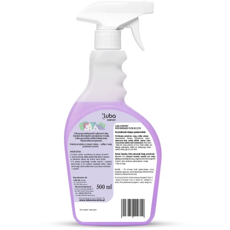 Luba Comfort, limpiacristales, flores rosas y ámbar, 500 ml