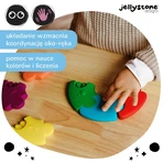 Jellystone Designs, erstes Sinnespuzzle, Kreis, Regenbogen, 6 Teile