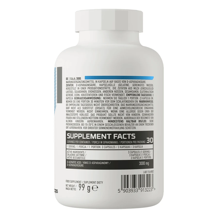 OstroVit D.A.A. 3000 mg, 90 Kapseln