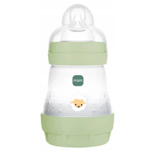 MAM Perfect Start, biberon anti-colic, cu tetină din silicon, Grounding in Nature, unisex, de la 2 luni, 160 ml