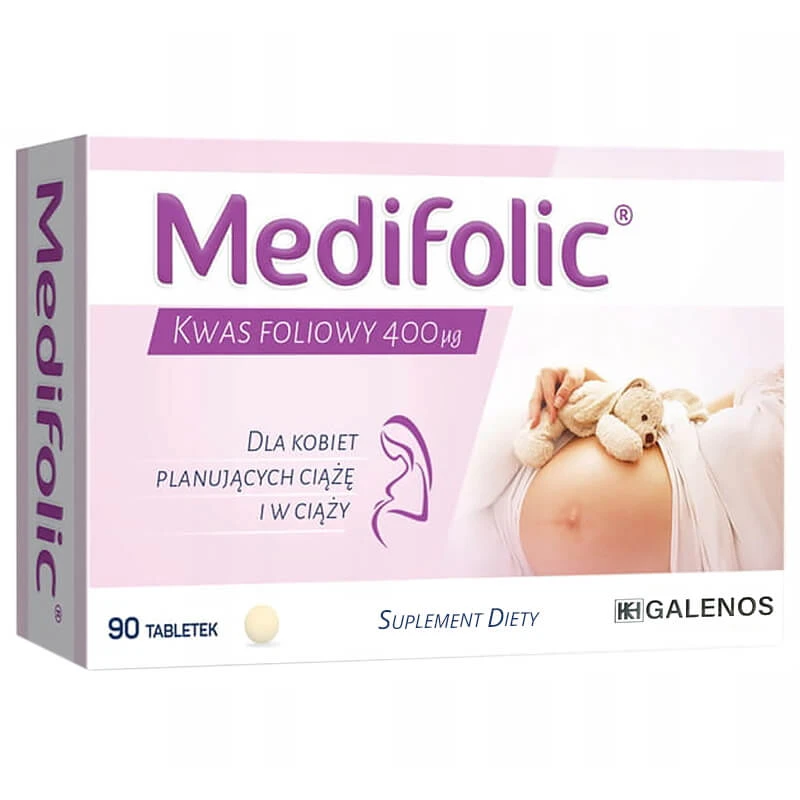 Medifolic, foliumzuur 400 µg, 90 tabletten