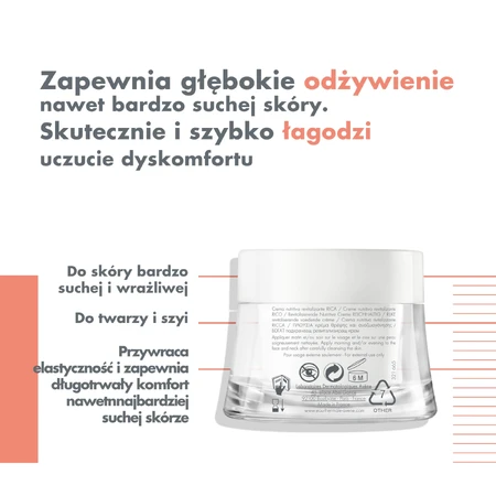 Set Avene, Les Essentiels, crema nutriente rivitalizzante dalla texture ricca, 50 ml + Dermabsolu, crema riempitiva per il contorno occhi, 15 ml