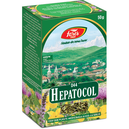 Thé Hepatocol, D44, 50 g, Fares