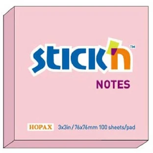 Stickn Sticky notes rosa pastello 76x76mm 100 fogli