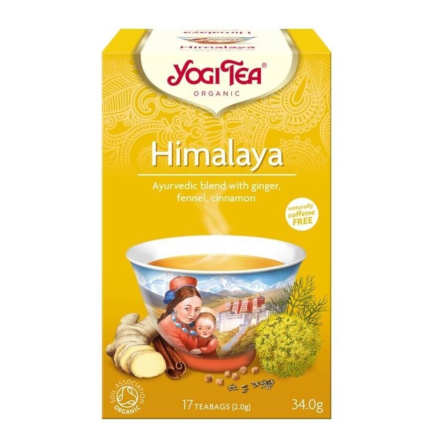 Tè dell'Himalaya, 17 bustine, Yogi Tea