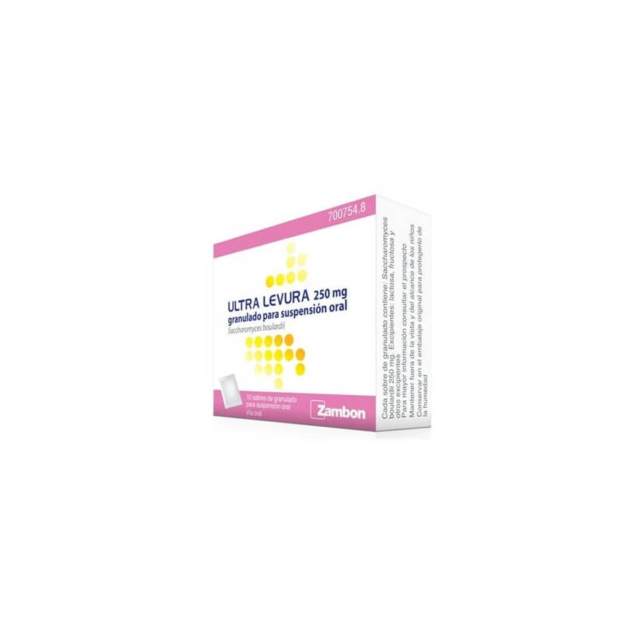 ULTRA LEVURA 250 MG 20 SACHETS