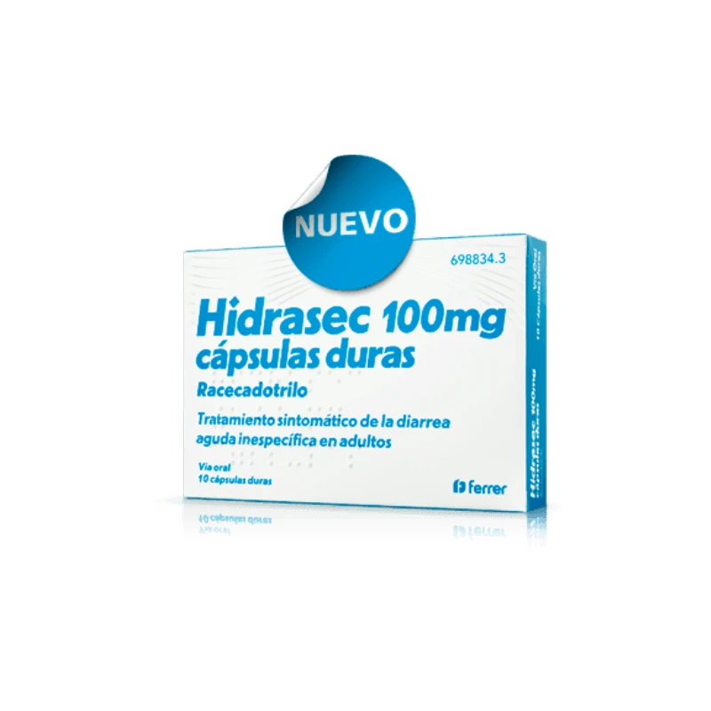 HIDRASEC 100 MG 10 HARDE CAPSULES