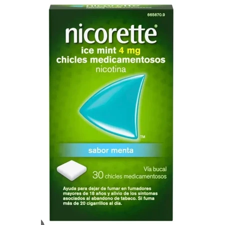 Nicorette Ice Mint 4 mg 30 kauwgoms
