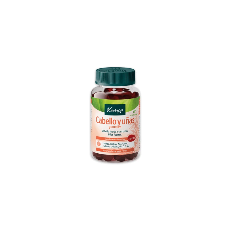 kneipp-haar-en-zo'n-60-aardbeien-smaak-gummies