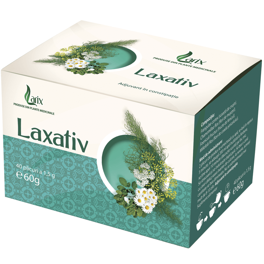 Thé laxatif, 40 sachets, Larix