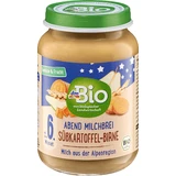 dmBio Purée du soir au lait - patates douces et poires, 190 g