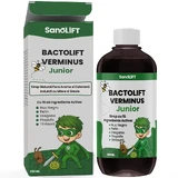 BactoLift Verminus Junior - Syrup for Intestinal Parasites in Children - Facilitates Elimination of Parasites & Boosts Immunity - 100% Natural - 250 mL