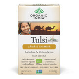 Thé Tulsi au citron et au gingembre, 18 sachets, Inde biologique