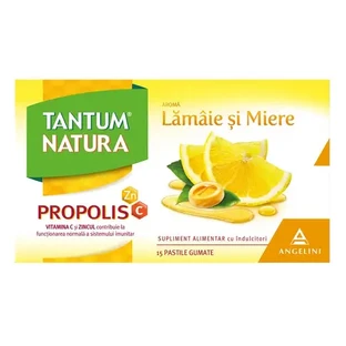 TANTUM VERDE NATURA 15 CITROEN EN HONING TABLETTEN