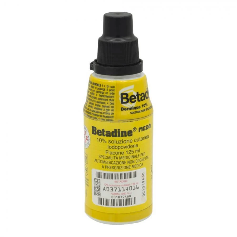 BETADINE DISINFECTANT SKIN SOLUTION IODOPEVIDONE 10% 125ML