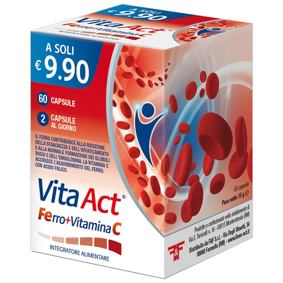 VITA ACT EISEN+VITAMIN C 60 CPS